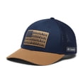 thumbnail image 3 of Gorra de malla con la bandera del árbol de Columbia, unisex, color azul universitario, talla S/M, 3 of 5