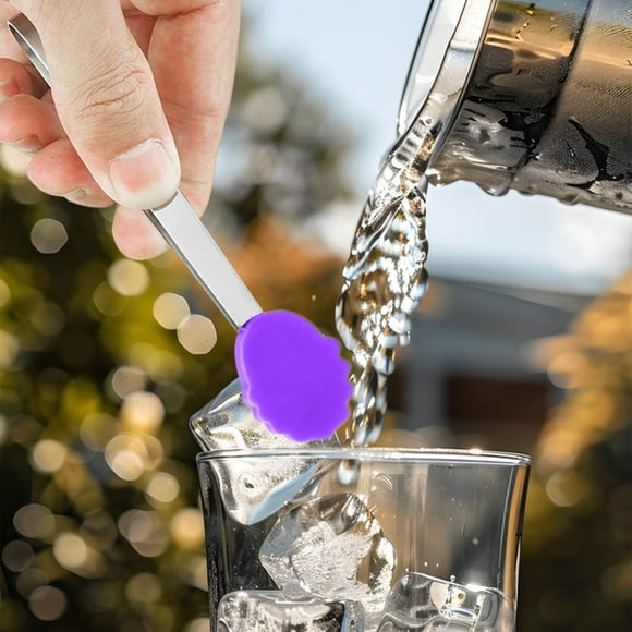 Xihbxyly Mini Pinzas de Acero Inoxidable con Control de Precisión, Pinzas para Alimentos Duraderas y Fáciles de Limpiar, Utensilios Versátiles para Servir, Aperitivos, Postres y Parrilladas, Uso Domé