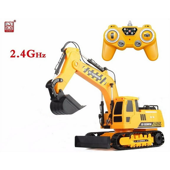 2.4Ghz Radio Remot Control 12-Channel Full-Function Excavator R/C Construction Truck R/C RTR