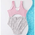 thumbnail image 3 of GYRATEDREAM Girls One Piece Swimsuits Summer UPF 50+ Quick Dry Beach Swimwear Bathing Suit for 10Y, 3 of 5