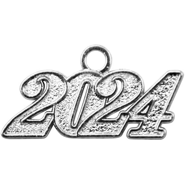 Endea Graduation Tassel Date Charm Silver Year (Silver, 2025)