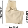 thumbnail image 3 of XIRQI Hallux Valgus Correction Bunion Stop Bunion Pain Splints Toe Corrector Toes Protector Gel Separator Big Toe Corrector Bunion Correction Socks Electronic Foot File for Men and Women (A,L), 3 of 4