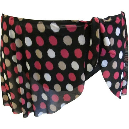 Catalina Women's Plus-Size Brief Swimsuit Bottom with 2 Interchangeable Sarongs