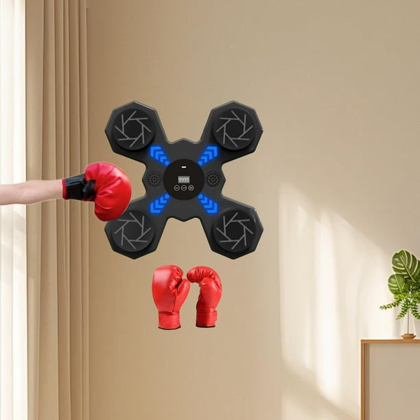 DYNWAVECA Electronic Boxing Machine Music Boxing Target Boxing Training Equipment Boxing Training for Sanda Sports Taekwondo Home Use Black Walmart