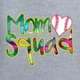 thumbnail image 2 of Wild Bobby, Colorful Baseball Mom Squad, Sports, Women Slim Fit Junior Tee, Heather Grey, Small, 2 of 4