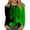 #3-Green, variant on Patlollav Womens Plus Size Christmas Tops,Ladies T-Shirt Xmas Print 3/4 Sleeve Casual Tops Gift