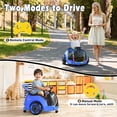 thumbnail image 3 of East doll 12V Electric Ride on Toy, Toddler Push Car for Kids Aged 18M-3Y, Baby Car with Remote Control, 360°Spin, 5-Point Safety Belt, 1.3-2.5MPH, Music, Horn, Blue, 3 of 8
