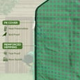 thumbnail image 4 of Outdoor Lighting Outsunny 2 Pieces Walk-in Greenhouse Replacement Cover for 01-0472 w/ Roll-up Door and Mesh Windows, 55"x56.25"x74.75" Reinforced Anti-Tear PE Hot House Cover (Frame Not Included), W, 4 of 5