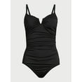 thumbnail image 5 of Time and Tru Women's and Women's Plus V Wire One Piece Swimsuit, Sizes XS-3X, 5 of 5