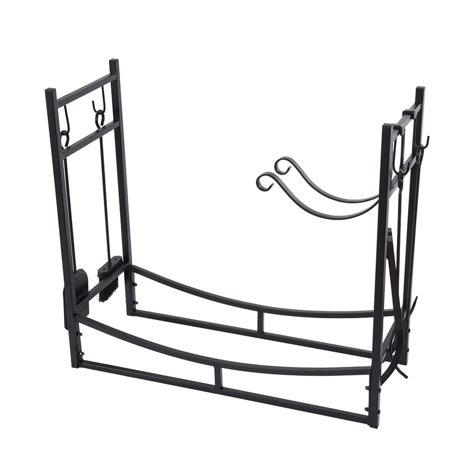 Details about   Metal Pipe Firewood Storage Rack Holder As Fireplace Decorations In/Outdoor US