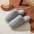 thumbnail image 6 of Yougu Women's Slip On Skid-Resistant Slippers, Flat Heel Closed Toe Platform, Grey, EU 36-37 US 5-6, 6 of 9
