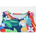 thumbnail image 4 of HWJAD Toddler Girl Summer Hawaii Bird Dress Sleeveless Tank Casual A-line Dresses Cool Beach Sundress, 4 of 8