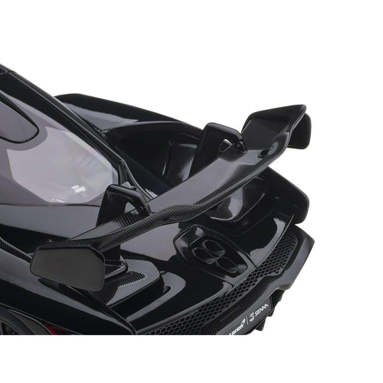 Mclaren Senna Stealth Cosmos Black with Carbon Accents 1/18