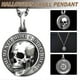 thumbnail image 2 of Memento Mori Skull Pendant Necklace Men Gothic Punk Jewelry Gift Accessories, 2 of 5