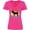 Hot Pink, variant on Inktastic Chihuahua Dog Retro Sunset Women's V-Neck T-Shirt