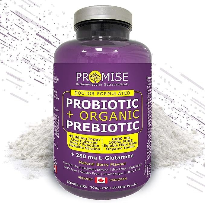 Promise Orthomolecular Nutraceuticals Probiotic + Organic Prebiotic 300gm