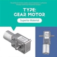thumbnail image 4 of JGY370 DC Motor 12V 30RPM Reduce Speed Motor with High Torque Turbo Worm Geared, 4 of 5