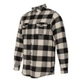 thumbnail image 2 of Burnside Yarn-Dyed Long Sleeve Flannel Shirt Size up to 4XL, 2 of 5