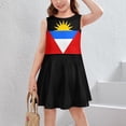 thumbnail image 2 of British Flag Girl Dress Summer Crew Neck Children's T-Shirt Tops Casual Wear, 2 of 10
