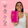 thumbnail image 3 of Zimba Teeth Whitening Strips, Enamel Safe Vegan Teeth Whitener, 28 Strips, 14 Treatments, Strawberry, 3 of 7