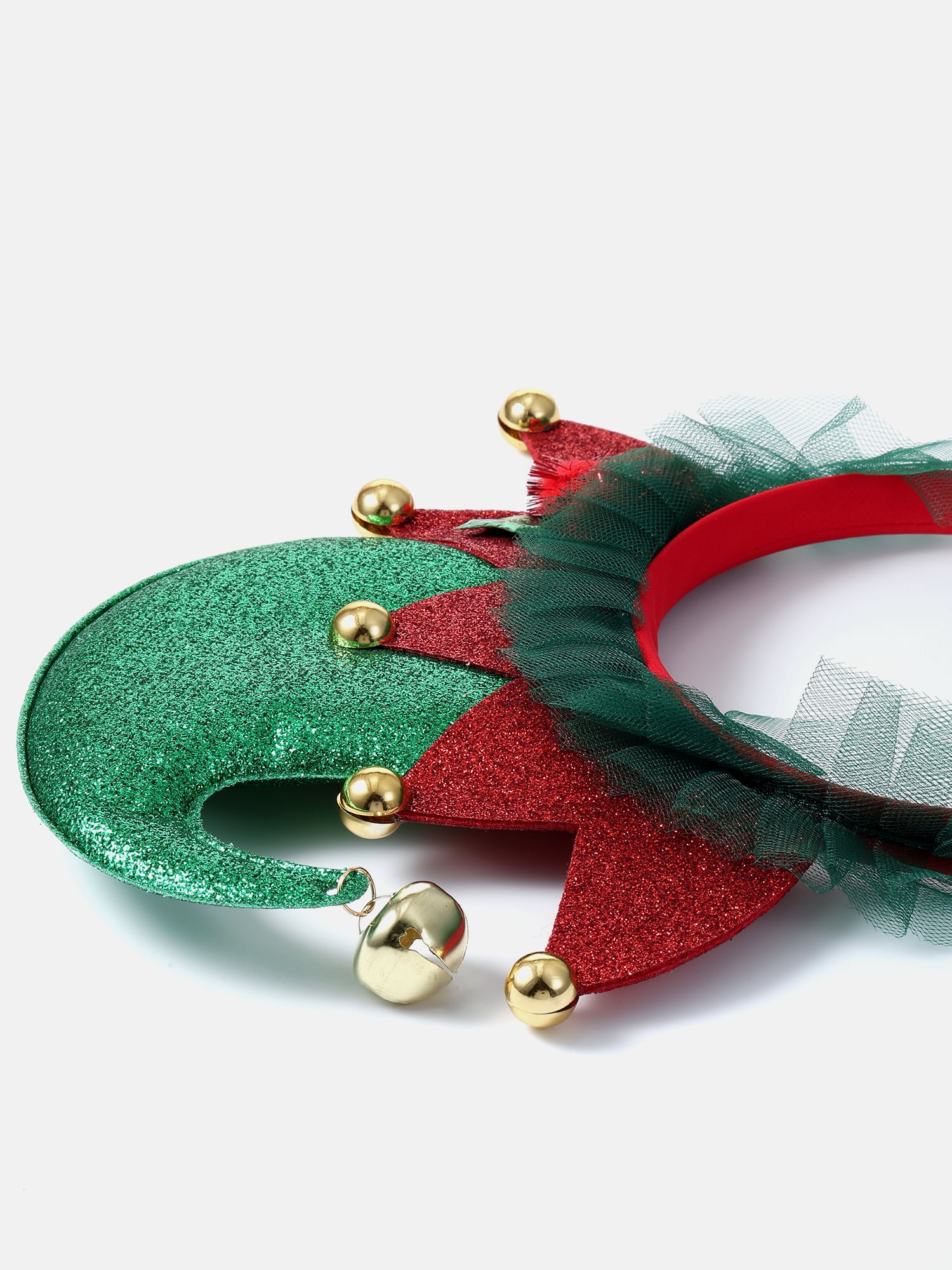 Way to Celebrate Women's Elf Hat Headband, Multicolor, 1 Piece, One Size Fits Most