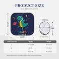 thumbnail image 2 of Kdxio Dinosau Space Explorer Print 2-Piece Sun Shade Front Windshield - Foldable Car Front Window Sunshades For Most Sedans Suv Truck, 2 of 6