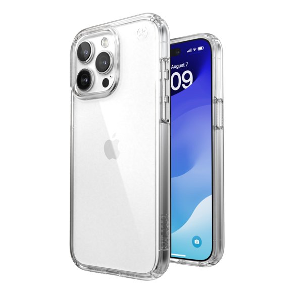 Funda Speck Presidio Clear para iPhone 15 Pro Max 6.7"