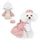 thumbnail image 1 of Vestido suave y transpirable para perros pequeños, medianos y grandes, para niñas y cachorros, ligero y con gorro (rosa) L, 1 of 6