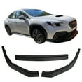 thumbnail image 2 of Ikon Motorsports Front Bumper Lip Compatible with 2022-2025 Subaru WRX IKON Style Matte Black PP Air Dam Chin Spoiler Protector Splitter 3PCS, 2 of 5