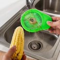 thumbnail image 1 of Pelador de maíz verde, rebanador de maíz con taza, trilladora de maíz de acero inoxidable 304, herramienta de pelado, rebanador de maíz con hoja Tranc, 1 of 4