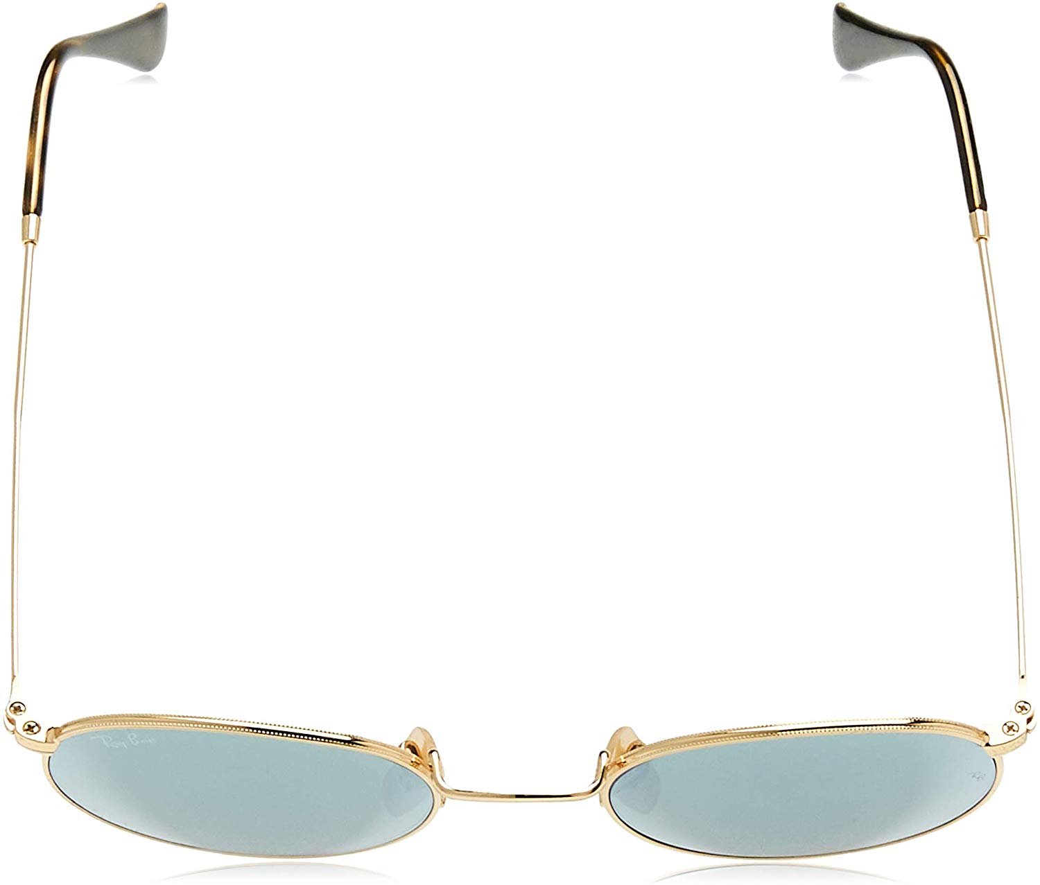 Ray-Ban RB3347 Silver Round Flash Lens Sunglasses Ray-Ban Sunglasses RB3447 Round Metal Silver Frame Flash  main image 3