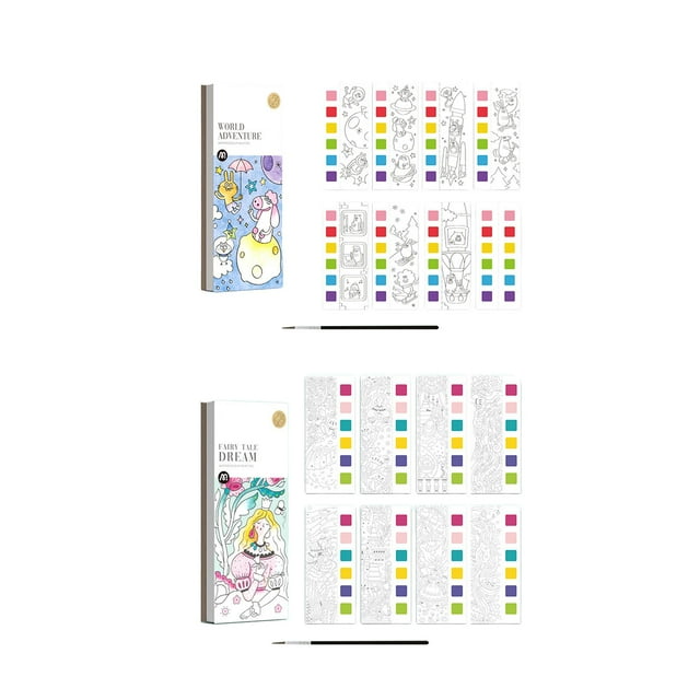 Libro de Pintura de Acuarela para Niñas Y , Juego de Arte, Recuerdo, Juego de perfke libro de pintura de acuarela