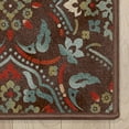 thumbnail image 4 of Well Woven Kings Court Florence Brown Traditional Modern Floral Brown 2' x 7' Runner Rug, 4 of 6