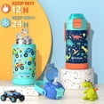 thumbnail image 4 of Botella de agua Fimibuke Kids de acero inoxidable con aislamiento de 414 ml, 4 of 7