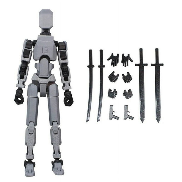 Maniquí de Robot móvil con múltiples articulaciones, juguetes impresos en 3D, 13 figuras de acción, regalos para juegos