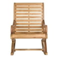 thumbnail image 1 of Pemberly Row Modern / Contemporary Wood Rocking Chair in Natural, 1 of 8