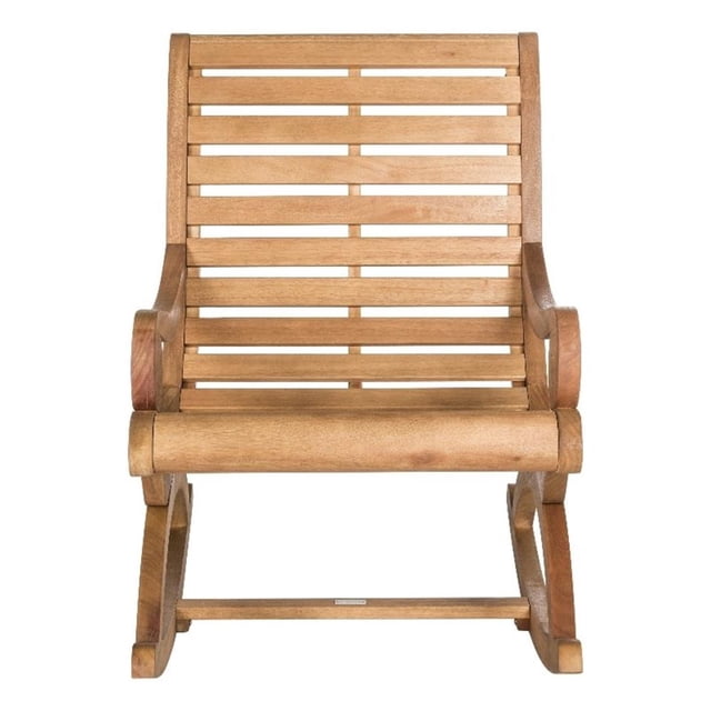 Pemberly Row Modern / Contemporary Wood Rocking Chair in Natural