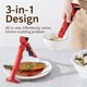 thumbnail image 3 of Slip Heat Insulation Anti-Scald Clip,Multi-Function Anti-Scald Bowl Clips Hot Bowl Dish Plate Gripper Clip,Anti-Scald Bowl Holder Clip Tongs Clamp Holder for Kitchen (red/2PCS), 3 of 5
