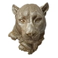 thumbnail image 3 of Esquirla Polyresin Animal Head Wall Statue Plaque Wall Mounted Decorative Wall Ornament Wall Figurine for Farmhouse Decor Multipurpose Leopard, 3 of 8