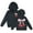 Black, variant on Bibifish Kids Hoodies Cherry & Bowknot Print Hooded Sweatshirts Soft Drawstring Hood Comfort Fit Casual Fall Winter Daily Wear Cute Hoodies