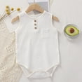 thumbnail image 2 of MEZZALL Baby Boys Bodysuit One-Pieces Onesies Summer Sleeveless Romper Jumpsuit O-neck Soft Breathable Casual Outfits Toddler Dailywear Fashionable / 3-6 Months, 2 of 3