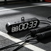 YIEMEEN Large Gym Timer Clock Gym Stop Watch Count Down/Up, Workout Timer Interval Clock with Remote, LED Interval Training Timer