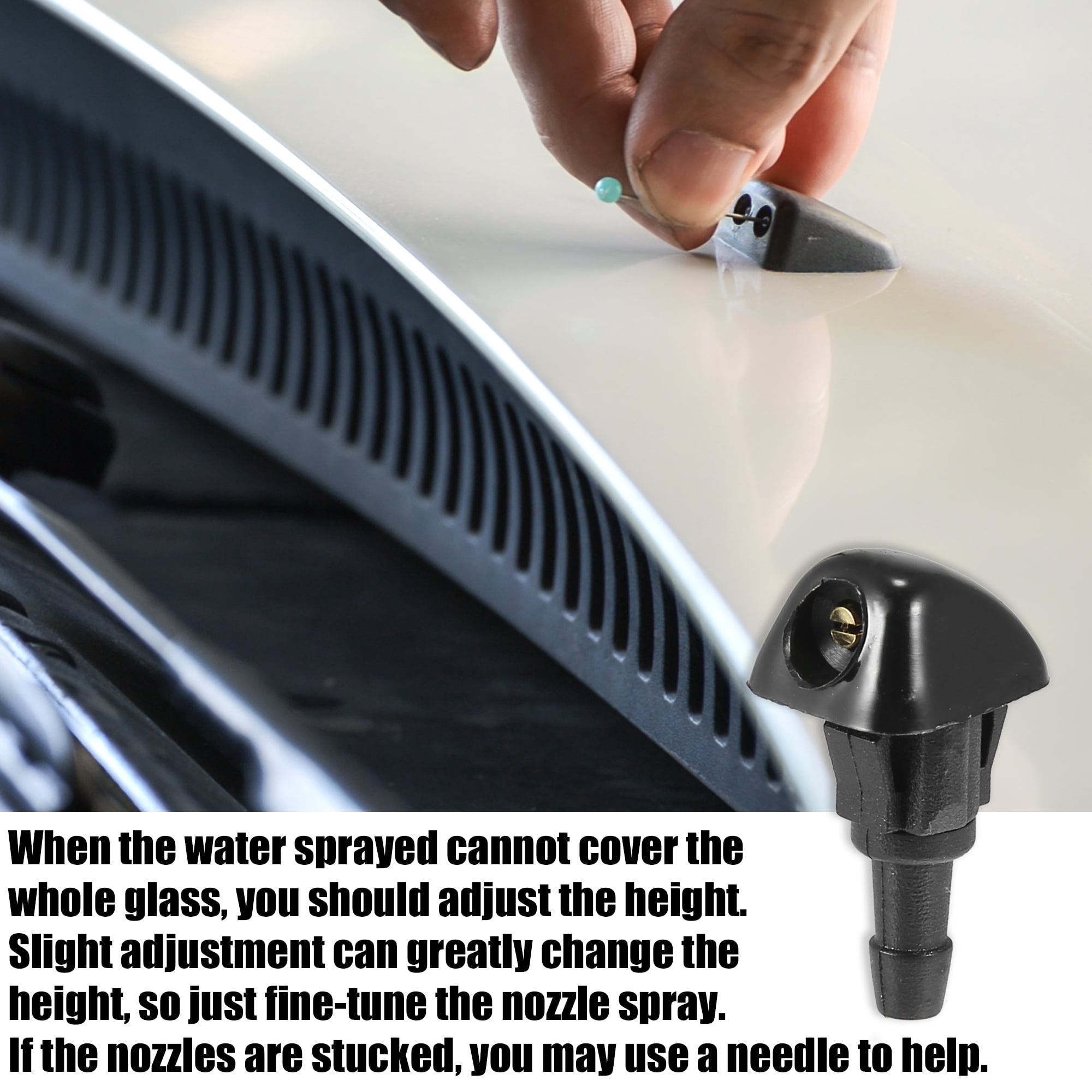 Unique Bargains Windshield Wiper Washer Nozzle Kit for Honda CR-V