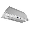 thumbnail image 3 of 30 in. Lumin Collection Ducted Insert Range Hood, Touch Controls, LED Lights, Stainless Steel, 3 of 17