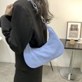 thumbnail image 4 of Retro Mujer Corduroy Color Sólido Axila Bolsa Cadena Hobos Bolsos (Azul) Tmvgtek Para estrenar, 4 of 9