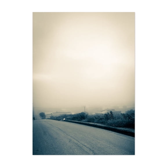 descent - Afogados da Ingazeira State of Pernambuco Brazil Photography Rural Minimalist Scenic Street Photography Countryside Vintage Unframed Wall Art Print 4 x 6 inches