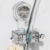 Adjustable Suction Cup Holder | Wall Mount Rack for Handheld Shower Wand | No Drilling Strong Grip | Includes 1 Holder