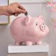 thumbnail image 3 of Ceramics Pink Pig Girls Piggy Bank For Adults,alcancias De Dinero Para Adultos Nios,saving Money Bank For Kids,coin Counter Jar,savings Banks,piggy Ba, 3 of 3