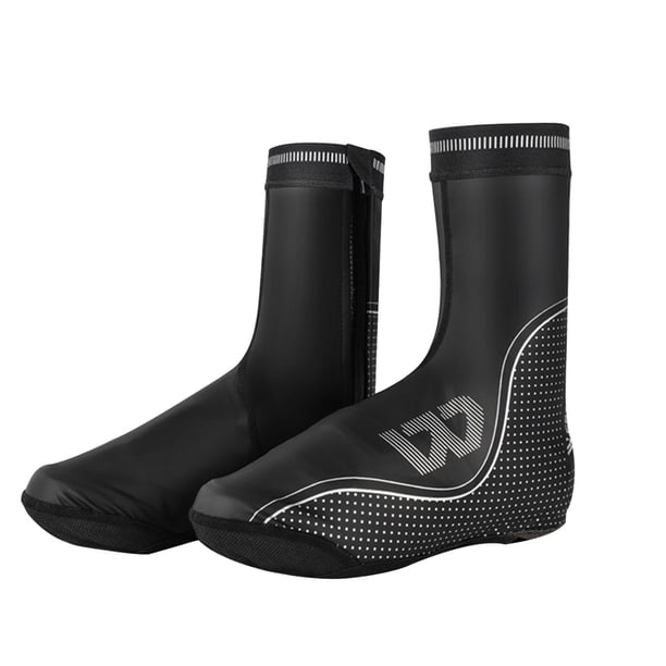 Toystoory Cubierta de calzado de ciclismo de bicicleta de carretera Cubiertas de botas a prueba de viento Botines Punta impermeable Cálido Cubrezapatos de Ciclismo negro L Toystoory OD000831-02