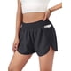 thumbnail image 1 of Pantalones cortos para correr de secado rápido para mujer Capa deportiva Cintura elástica Pantalones cortos de entrenamiento activo con bolsillos 1.75 " Adepaton LRWJ644-5, 1 of 7
